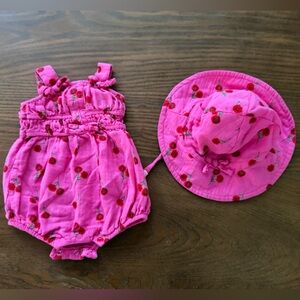 Jessica Simpson Pink Cherry Kids Hat
